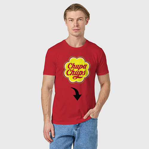 Мужская футболка CHUPA CHUPS / Красный – фото 3