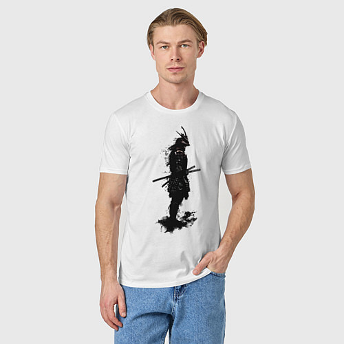 Мужская футболка Теневой самурай / Белый – фото 3