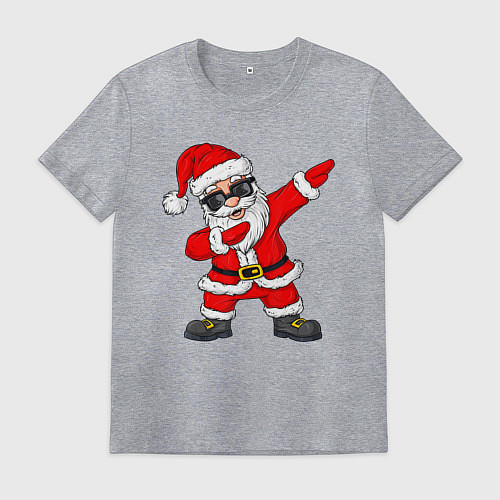 Мужская футболка Dabing Santa / Меланж – фото 1