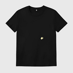 Футболка хлопковая мужская Парни, Алинка моя!, цвет: черный