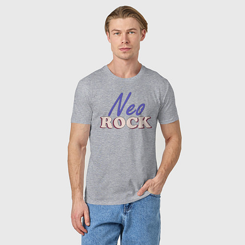 Мужская футболка Neo Rock / Меланж – фото 3
