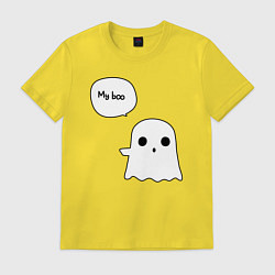 Футболка хлопковая мужская My boo, цвет: желтый
