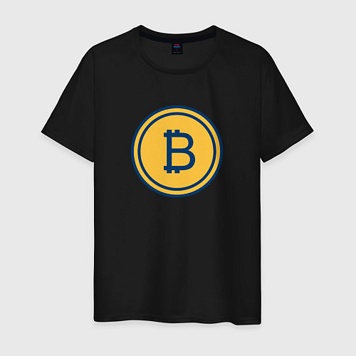 Мужская футболка BITCOIN / Черный – фото 1