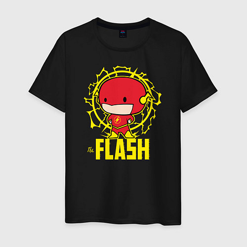 Мужская футболка The Flash / Черный – фото 1