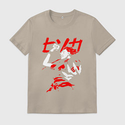 Футболка хлопковая мужская Hunter Hisoka, цвет: миндальный