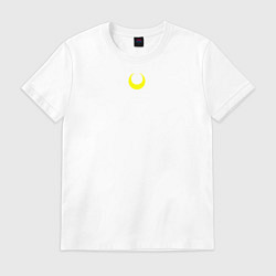 Футболка хлопковая мужская Sailor Moon, цвет: белый