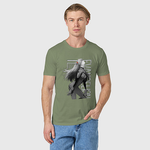Мужская футболка Евангелион / Авокадо – фото 3