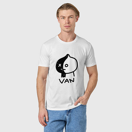 Мужская футболка VAN ВАН / Белый – фото 3