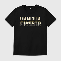 Футболка хлопковая мужская Певица Манижа Евровидение 2021, цвет: черный
