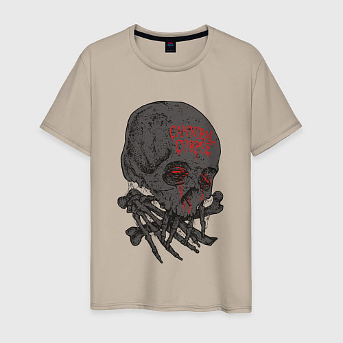 Мужская футболка Cannibal Corpse Труп Каннибала Z / Миндальный – фото 1