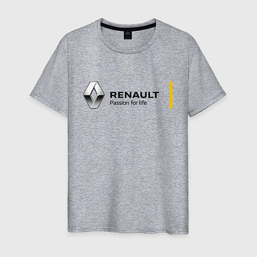 Мужская футболка RENAULT / Меланж – фото 1