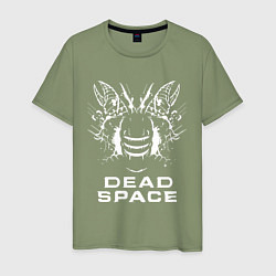 Футболка хлопковая мужская DEAD SPACE МЁРТВЫЙ КОСМОС, цвет: авокадо