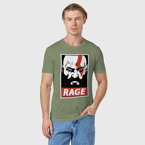 Мужская футболка RAGE GOW / Авокадо – фото 3