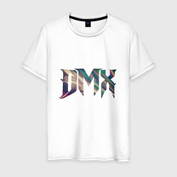 Футболка хлопковая мужская DMX Color, цвет: белый