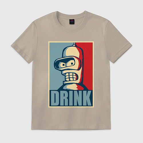 Мужская футболка Bender / Миндальный – фото 1