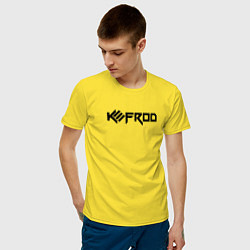 Футболка хлопковая мужская Kefrod цвета желтый — фото 2