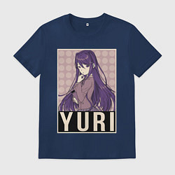 Футболка хлопковая мужская Yuri, цвет: тёмно-синий