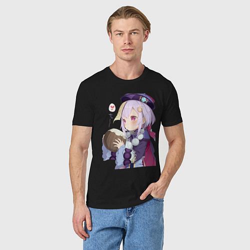 Мужская футболка Ци Ци Кокосовое молоко / Черный – фото 3