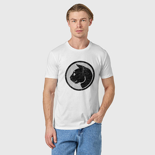 Мужская футболка Black Cat / Белый – фото 3