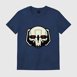 Футболка хлопковая мужская Mech BattleTech, цвет: тёмно-синий
