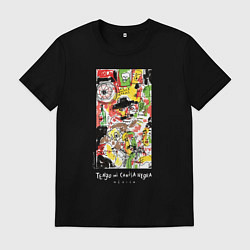 Футболка хлопковая мужская Camisa Negra, цвет: черный