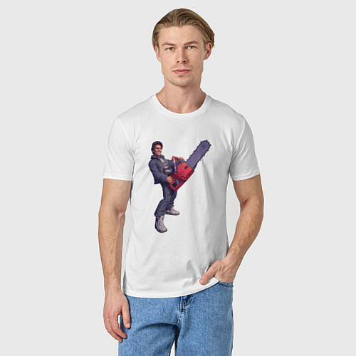 Мужская футболка Том Круз: ретро стиль / Белый – фото 3