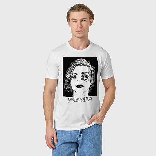 Мужская футболка Crystal castles / Белый – фото 3
