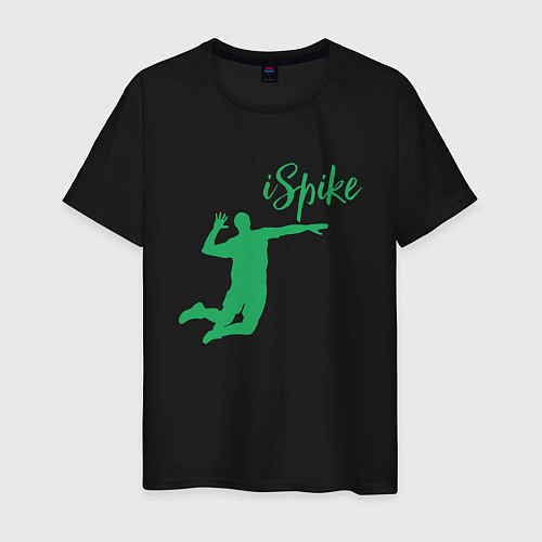 Мужская футболка I Spike / Черный – фото 1