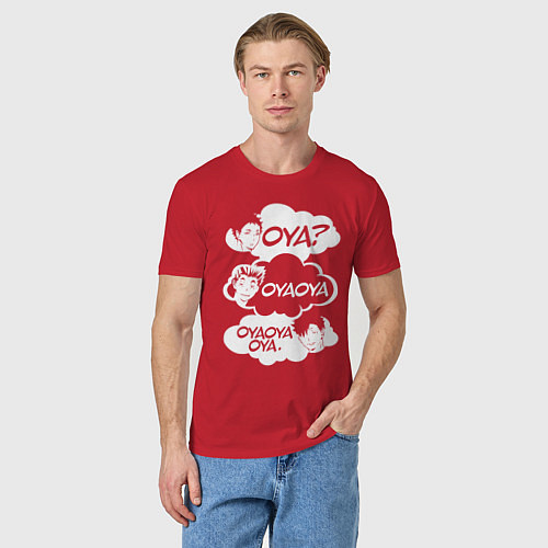 Мужская футболка OYA? OYAOYA OYAOYAOYA / Красный – фото 3
