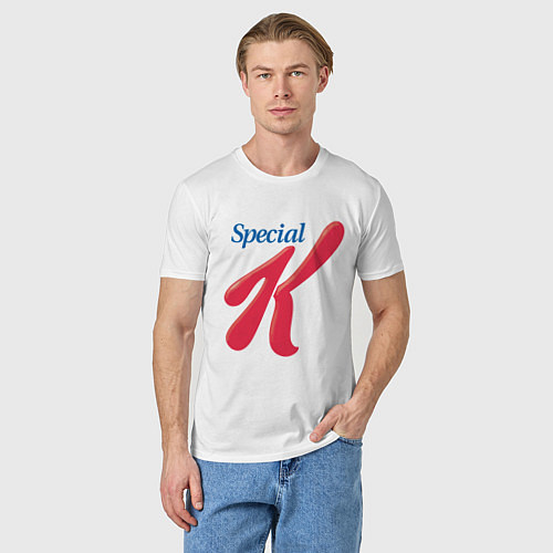 Мужская футболка Special k merch Essential / Белый – фото 3