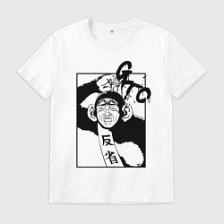 Футболка хлопковая мужская GTO V3, цвет: белый