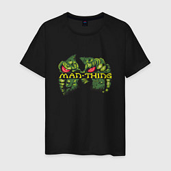 Футболка хлопковая мужская Man-Thing, цвет: черный