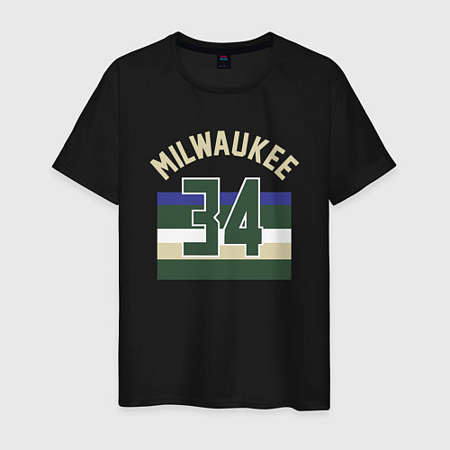 Мужская футболка Milwaukee 34 / Черный – фото 1