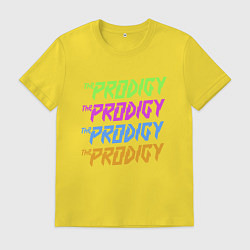Футболка хлопковая мужская The Prodigy, цвет: желтый
