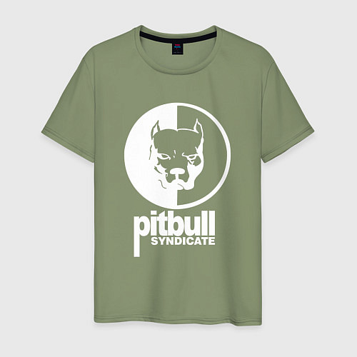 Мужская футболка PITBULL SYNDICATE ПИТБУЛЬ / Авокадо – фото 1