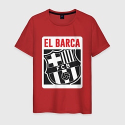Футболка хлопковая мужская El Barca, цвет: красный