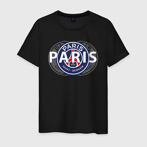 Мужская футболка PSG Core Wordmark Graphic New 202223 / Черный – фото 1
