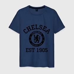 Футболка хлопковая мужская Chelsea 1905, цвет: тёмно-синий