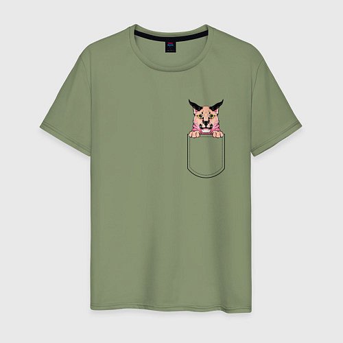Мужская футболка Шлёпа в кармане / Авокадо – фото 1