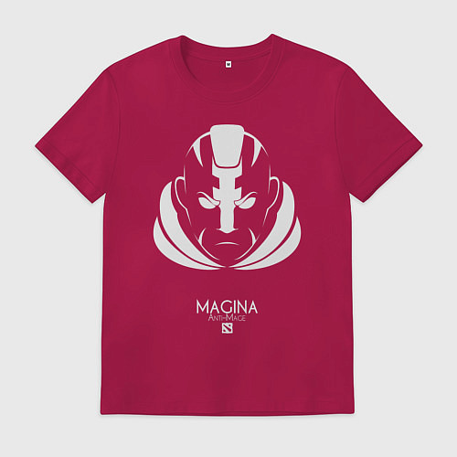 Мужская футболка Anti-Mage из Доты 2 Magina / Маджента – фото 1