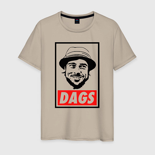 Мужская футболка Snatch: Dags / Миндальный – фото 1