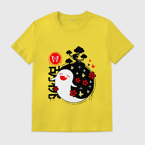 Мужская футболка ГЕНШИН ИМПАКТ ДУХИ / Желтый – фото 1