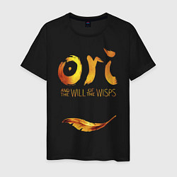 Футболка хлопковая мужская Ori and the Will of the Wisps, цвет: черный