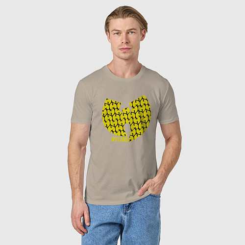 Мужская футболка Wu-Tang Style / Миндальный – фото 3