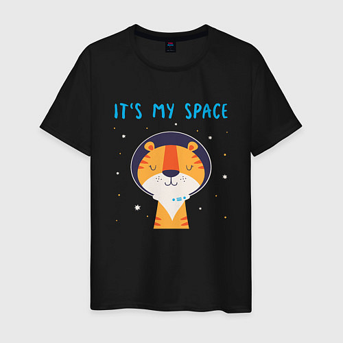Мужская футболка Это мой космос / Черный – фото 1