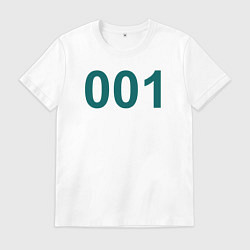 Футболка хлопковая мужская Игрок 001, цвет: белый