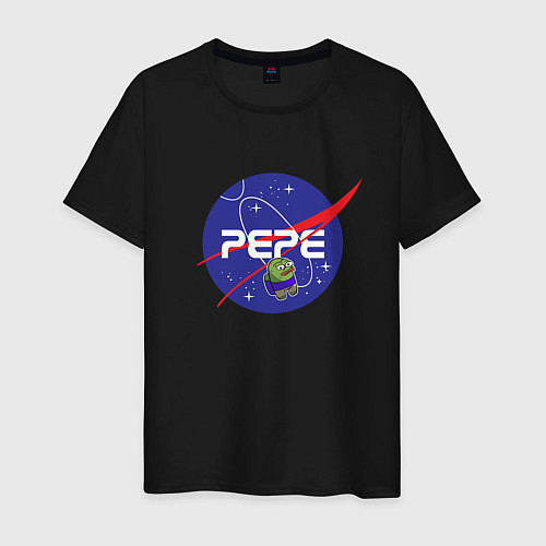 Мужская футболка Pepe Pepe space Nasa / Черный – фото 1