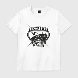 Футболка хлопковая мужская EXTREME SHEREGESH, цвет: белый