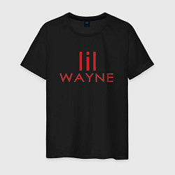 Футболка хлопковая мужская Lil Wayne, цвет: черный