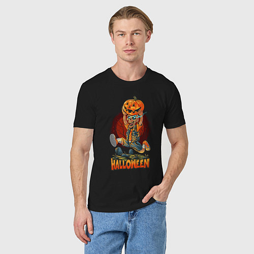 Мужская футболка Halloween / Черный – фото 3